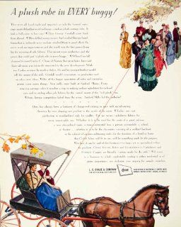 1941 Ad L. C. Chase New York Horse Buggy Victorian Fashion Clothing Figure Dress   Original Print Ad  