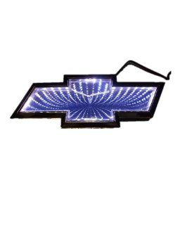 Car 3D reflective LED emblem badge decal sticker lights WHITE for Chevrolet Cruze 09 11