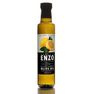 Enzo Olive Oil, organic, extra virgin, meyer lemon infused, Health & Personal Care