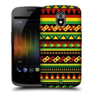 Head Case Designs Aztec Rasta Colour Patterns Hard Back Case Cover For Samsung Galaxy Nexus I9250 Cell Phones & Accessories