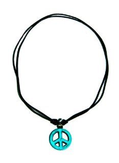 Handmade Leather "Peace Sign" Necklace  Other Products  