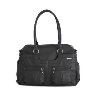JJ Cole Faux Leather Satchel Diaper Bag, Licorice  Diaper Tote Bags  Baby