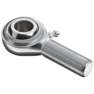 RBC Heim Bearings M10CRG 0.6250" Bore, .6250 18 Threads Male Rod End Bearing, 2 Piece Metal To Metal With Grease Fitting