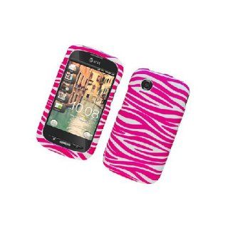 ZTE Avail Z990 Merit Z990G Pink White Zebra Stripe Cover Case Cell Phones & Accessories