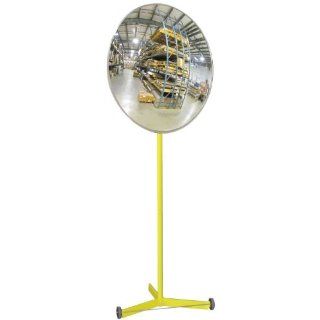 18" Acrylic Safety & Security Convex Mirror/Portable Steel Stand Industrial Products
