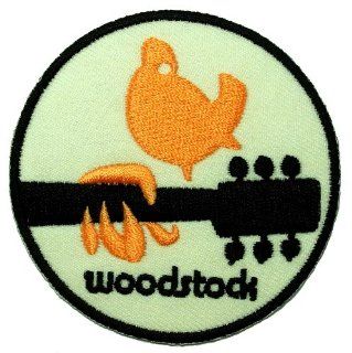 Woodstock Music Festival Hippie Peace DIY Applique Embroidered Sew Iron on Patch
