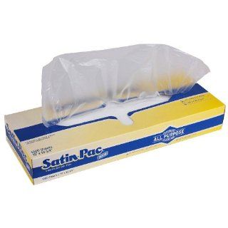 Satin Pac S 15 HDPE Satin Foodwrap, 10.75" Width x 15" Length, Clear (10 Packs of 1000)