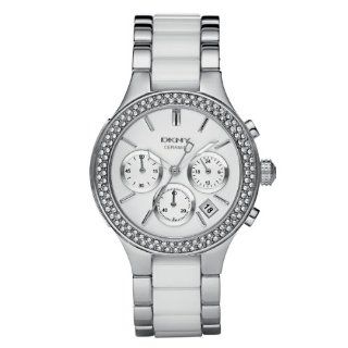 DKNY Women's NY8181 White Stainless Steel Quartz Watch with White Dial at  Women's Watch store.