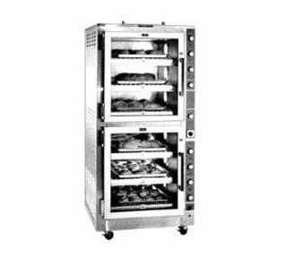 Piper Products DO 6 2081 Hearth Type Oven w/ Double Section & 6 Decks, 6 Full Size Pan Capacity, 208/1V, Each Cookware Kitchen & Dining