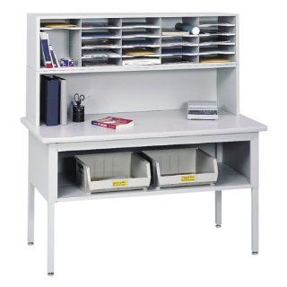E Z Sort Mail Sorting Station (Table, Riser and One Sorter)  