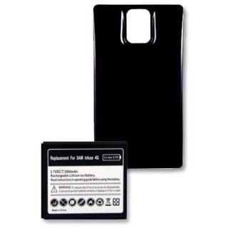 ONE STORE Samsung Infuse 4G/SGH i997 3500mah High Capacity Premium Replacment Lithium ion Battery with Plastic Battery Back Cover Cell Phones & Accessories