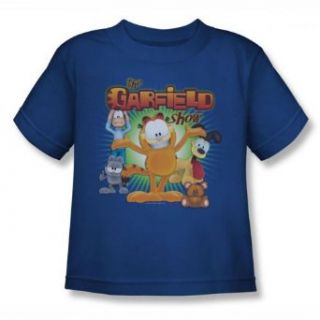 Garfield Boys Show Group Juvenile T Shirt Novelty T Shirts Clothing
