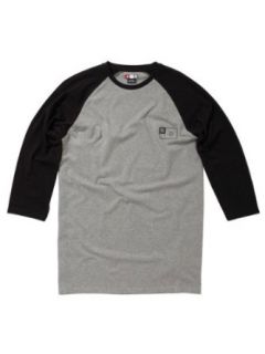 DC Skateboarding Principle Raglan T Shirt   3/4 Sleeve   Men's Sycamore, S at  Mens Clothing store