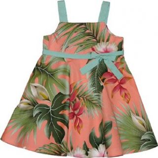 Tropical Garden Girl's Empire Bow Sundress Dresses Clothing