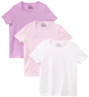 Hanes Girls 7 16 3 Pack Crew Neck T Shirt Fashion T Shirts Clothing