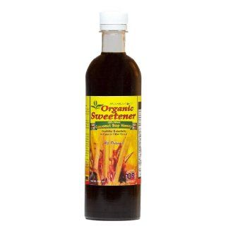 Organic All Natural Sweetener COCONUT SAP HONEY Syrup Manila Coco TM  16 oz  Concentrated sweet pure nectar from coconut fruit tree  Lower Glycemic Index @ 35 than Agave Syrup @ 42 or Maple Syrup @ 54  Sugar Substitute Products  Grocery & Gourmet F