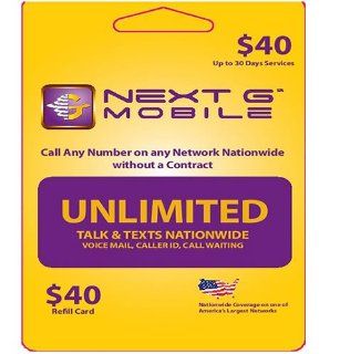 Nextg Mobile Prepaid Refill Phone Card 
