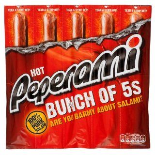 Peperami Hot 5 Pack 125g  Pepperoni  Grocery & Gourmet Food