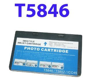 Theluckleds ink compatible catridge T5846/T5842/ICCL45 BK/C/M/Y/R/B PictureMate 200 240 280 Electronics