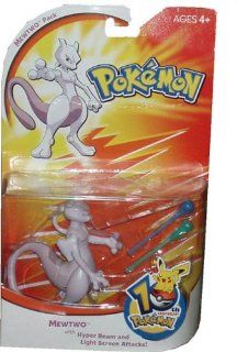 Pokemon Deluxe 5 Inch Action Figure Mewtwo with Hyper Beam and Light Screen Attacks Toys & Games