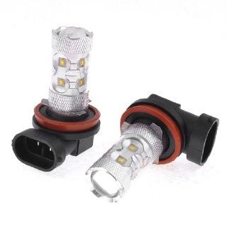 2PCS H11 50W 10 LEDs Headlamp Foglight Light Bulb White for Car Truck Automotive