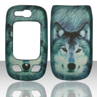 Wolf 2D Rubberized Design for Samsung Convoy 2 II U660 Cell Phone Snap On Hard Protective Case Cover Skin Faceplates Protector Cell Phones & Accessories