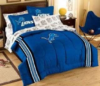 Northwest Detroit Lions Embroidered Comforter Set   Twin/Full Bed   Home And Garden Products