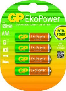Gp Batteries Ekopower Nimh Aaa Batteries (pack Of 4) Electronics