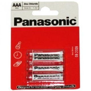 Panasonic R03R 4BP AAA Size Battery   Players & Accessories