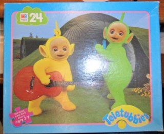 Teletubbies 24 Piece Puzzle Dipsy and Laa Laa with guitar 