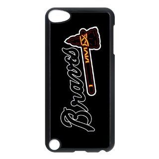 Custom Atlanta Braves Cover Case for iPod Touch 5 5th IP5 6999 Cell Phones & Accessories