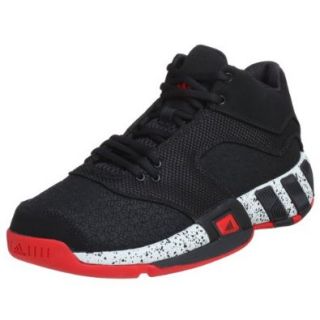 adidas Men's Elemnt 4Motion 2 TD Basketball Shoe,Black/Grey/Red,16 M Shoes