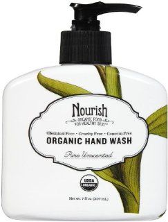 Nourish   Organic Hand Wash Pure Unscented   7 oz.  Bath Soaps  Beauty
