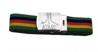 Atari Rasta Rainbow Canvas Video Game Web Belt Clothing
