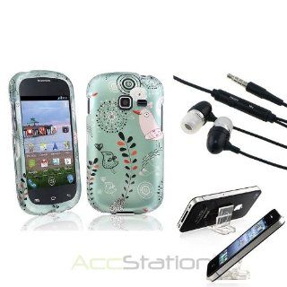 NEW YEAR  Bargain 2014 deal Dandelion Hard Case+Headset Headphone+Holder For Samsung Galaxy Centura S738C PlEASE CHOOSE 1 COLOR Cell Phones & Accessories