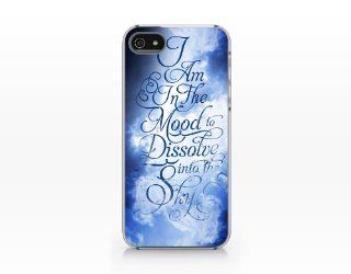 Dissolve into the sky,2d Printed Clear hard case, iPhone 5 case, iPhone 5s case, snap on hard case cover Cell Phones & Accessories