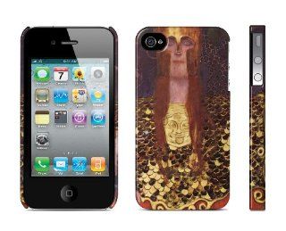 Iphone 4 / 4s Case Minerva or Pallas Athena, Gustav Klimt, 1898 Cell Phone Cover Cell Phones & Accessories
