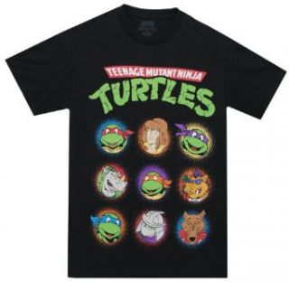 Nickelodeon Men's Ninja Turtles Circles T Shirt Clothing