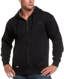 Dickies Men's Long Sleeve Thermal Hoodie With Sherpa Lining, Black, 4X Large at  Mens Clothing store
