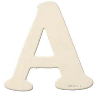 The Crafts Outlet Unfinished Plywood Plaque, Letter A, 3 1/4 Inch Width with 1/4 Inch Thickness   Wooden Letters