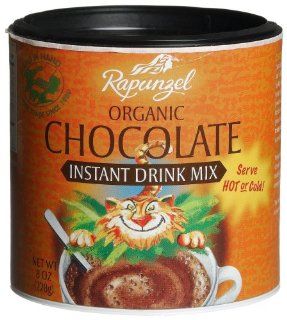 Rapunzel Pure Organic Chocolate Instant Drink Mix, 8 Ounce Packages (Pack of 3)  Hot Cocoa Mixes  Grocery & Gourmet Food
