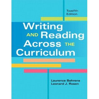 Writing and Reading Across the Curriculum with NEW MyCompLab    Access Card Package (12th Edition) 9780321929129 Literature Books @