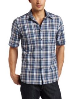 Dockers Men's Short Sleeve 2 Pocket Rockburne Plaid Shirt, Blue Shadow, XX Large at  Mens Clothing store Button Down Shirts