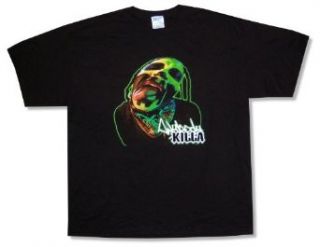 Adult Anybody Killa Green Face Black T Shirt (X Large) at  Mens Clothing store