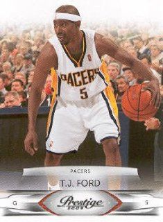 2009 10 Panini Prestige Basketball #39 T.J. Ford Indiana Pacers NBA Trading Card Sports Collectibles