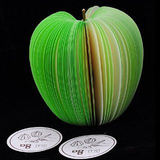 Green Apple Writing Memo Pad Paper Notepads Sticky Desk Note Arts, Crafts & Sewing