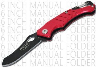 stock L 66 RD. Mini Special Forces Knife W/Belt & Keychain Clip This miniature special forces beast measure s out at six inches overall length with a two and a half inch blade. The red handle also includes a key chain or belt clip to travel with this a