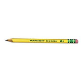 Dixon Ticonderoga Company Products   Beginner's Pencil, No. 2, With Eraser, 12/DZ, Yellow   Sold as 1 DZ   Beginner No. 2 pencil offers a large diameter (13/32"), latex free eraser, and smooth outer casing. The barrel is easy for little hands to h