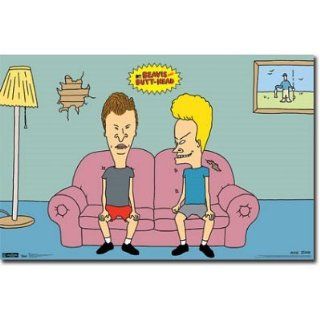 Beavis and Butthead Couch Blanket  Fleece Blanket Approximately 50" X 60"  Other Products  