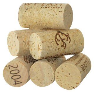 Premium Recycled Corks, Natural Wine Corks From Around the Us   50 Count Home & Kitchen